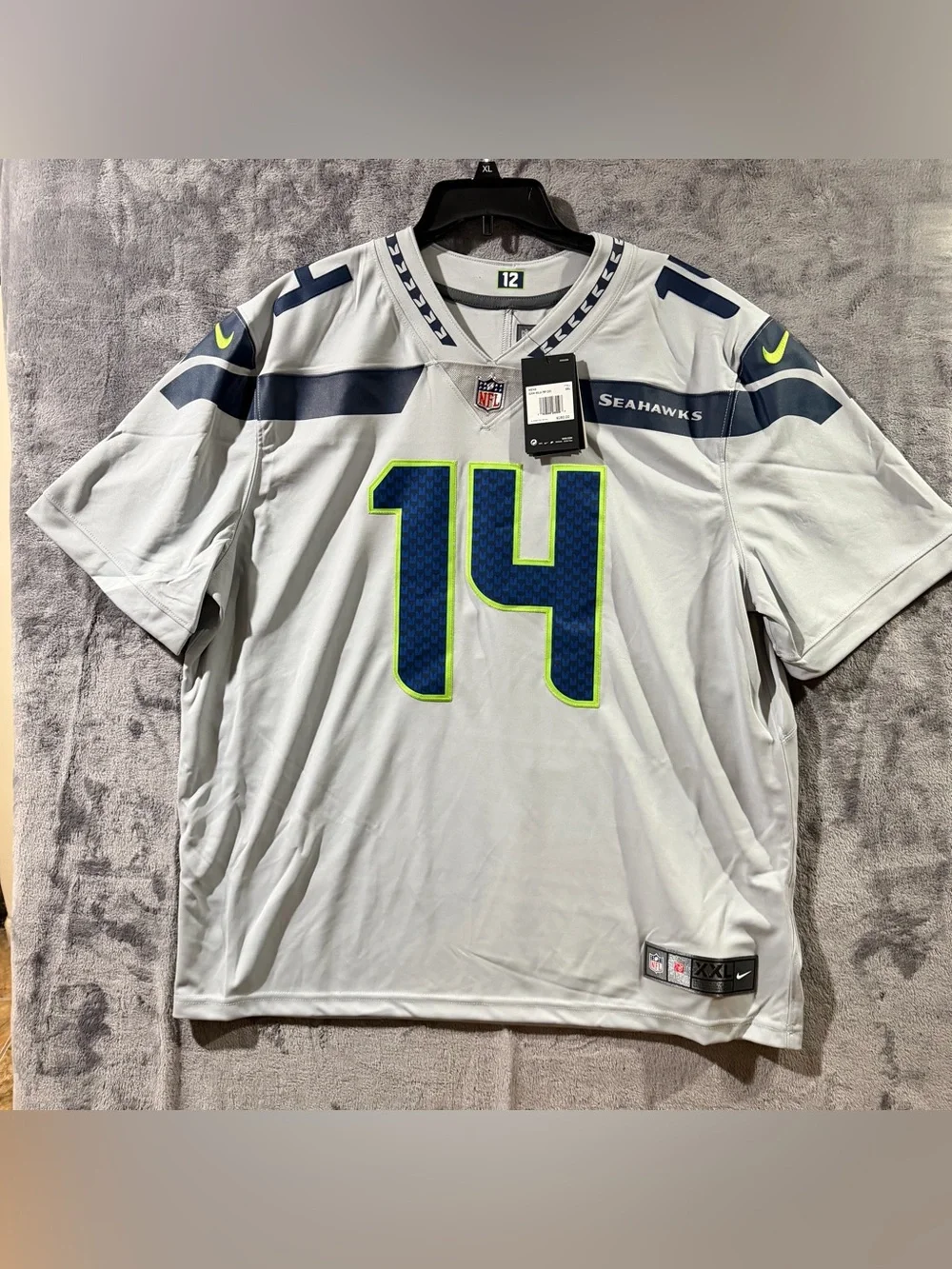 Nike DriFit On Field Seattle Seahawks Metcalf Elite Football Jersey Mens XXL NEW